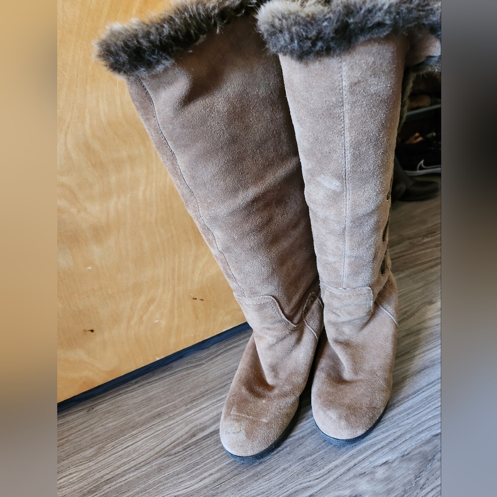 Fur Lined Boots - image 2